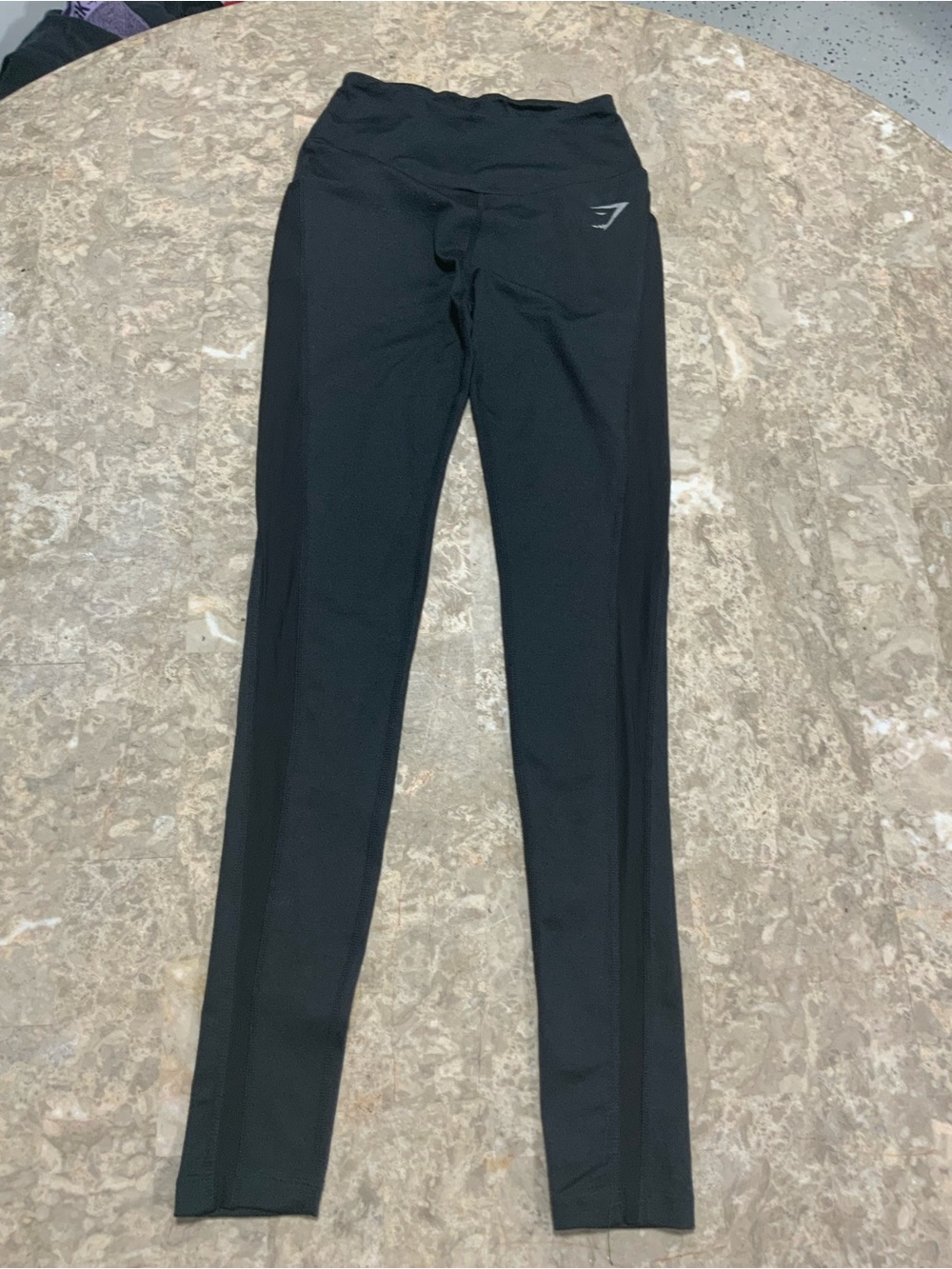 Gymshark Black High-Waist Leggings with Logo